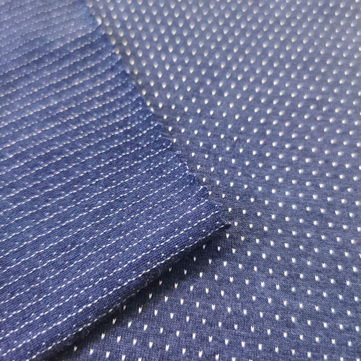 针织提花汗布草莓弹力芝麻点涤棉点单面提花