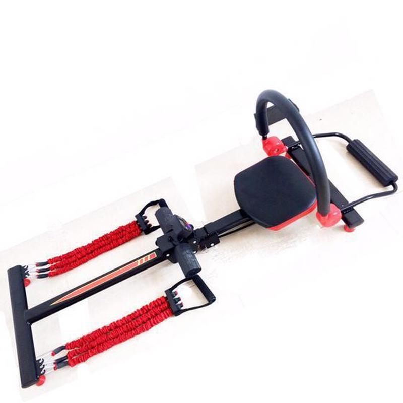 美体瘦身划船器家用多功能室内塑身机健身器材收腹瘦腿扭腰拉力器