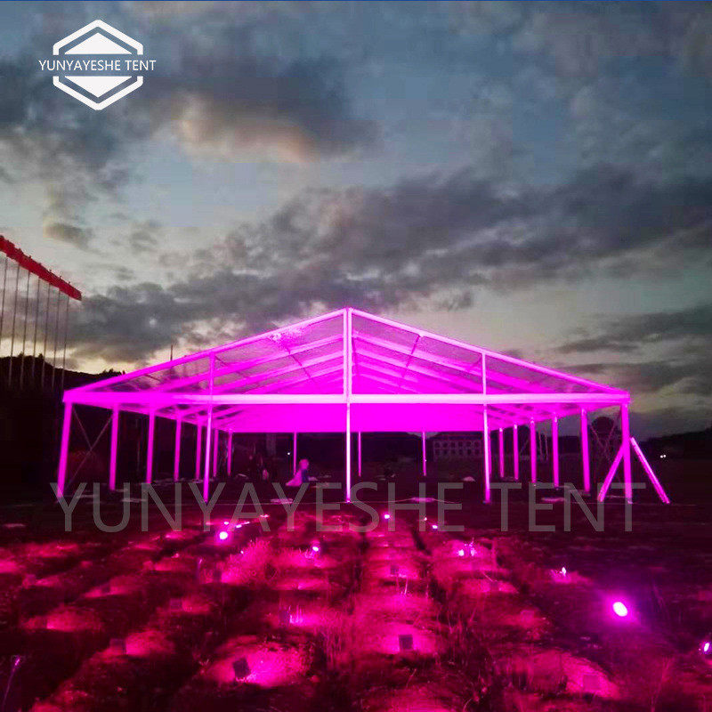 定制铝合金帐篷户外团建活动篷房婚庆帐篷厂家全透明需组装