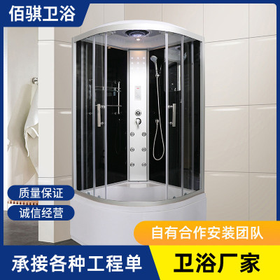淋浴房浴缸一体房按摩房沐浴房整体淋浴房带浴缸一体式卫生间家用