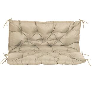 户外防水防晒高背长椅垫椅垫孔秋千花吊椅垫摇椅垫