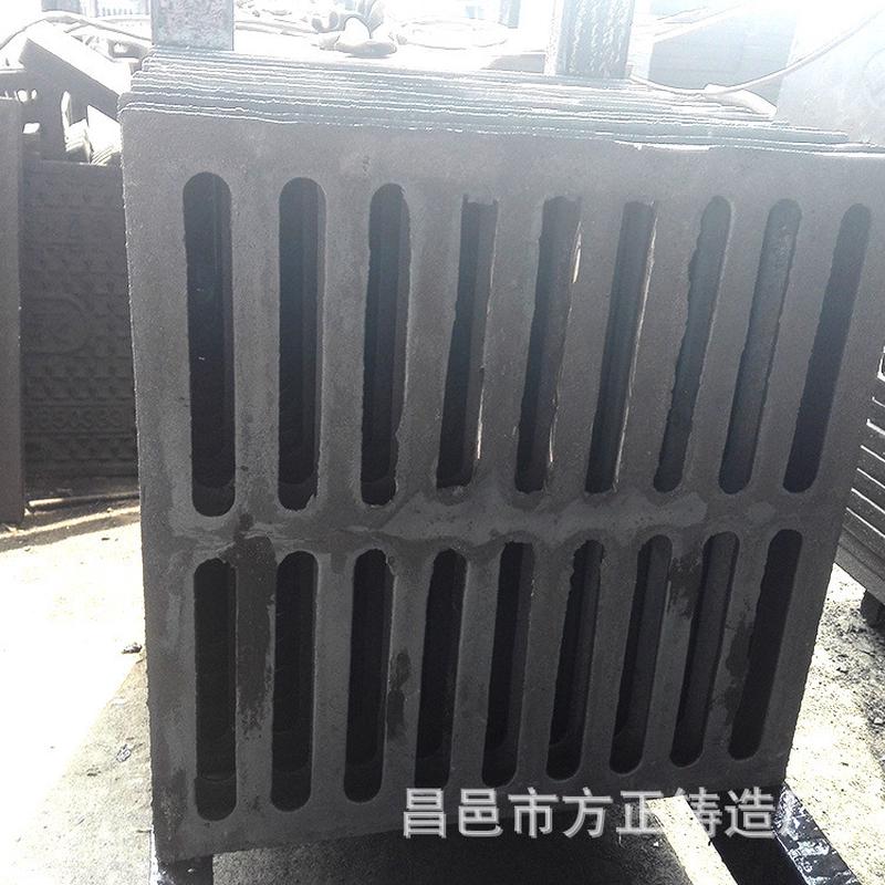 球墨铸铁井盖侧排雨水篦子下水道庭院地漏排水沟盖板350*500山东