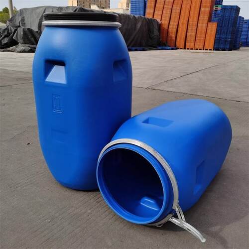 50升抱箍塑料桶60l法兰公斤乳液桶200桶开口100kg化工桶