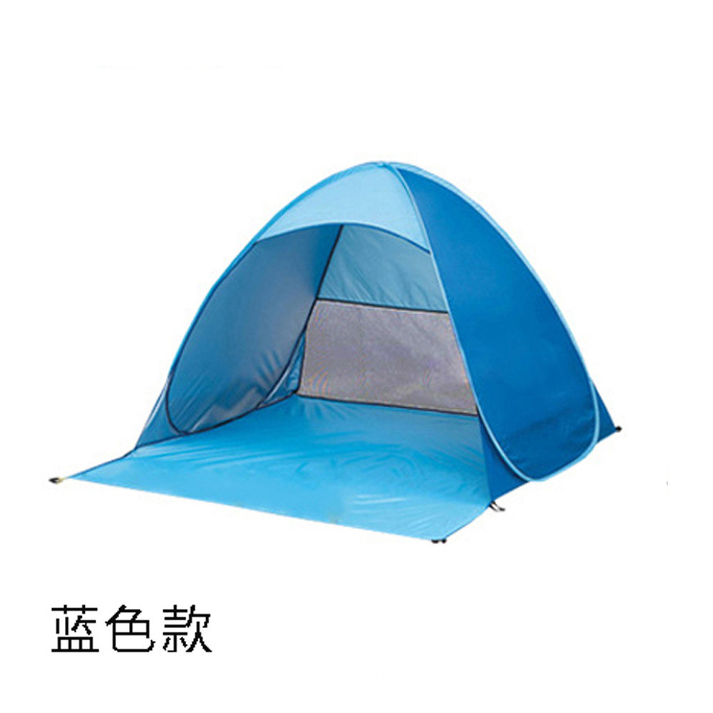 户外沙滩帐篷海边防晒速开全自动便携折叠简易钓鱼遮阳透气帐篷