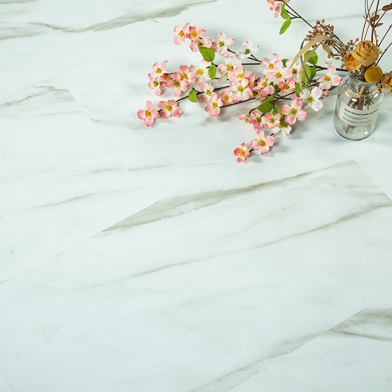 石纹隔热厂家批发庭院走廊防滑防水spc地板仿大理石纹路石塑地板