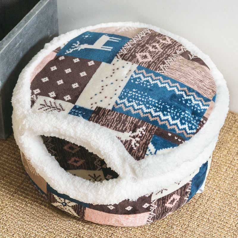 铜锣烧圣诞猫窝复古冬季保暖封闭式两用四季猫屋房子猫窝,宠物/宠物食品及用品,猫笼子/猫别墅,淘宝优惠券,粉丝福利购,淘宝优惠卷