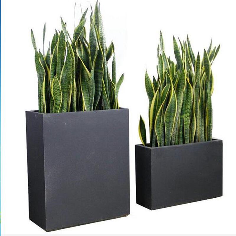 仿古摆件隔断天桥花槽蔬菜种植箱批发大小号氧化镁立体花盆制作