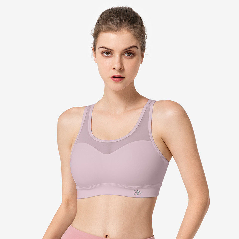 yvette | 网凡特 运动内衣女带胸垫拼薏收副乳训练文胸e10026新款