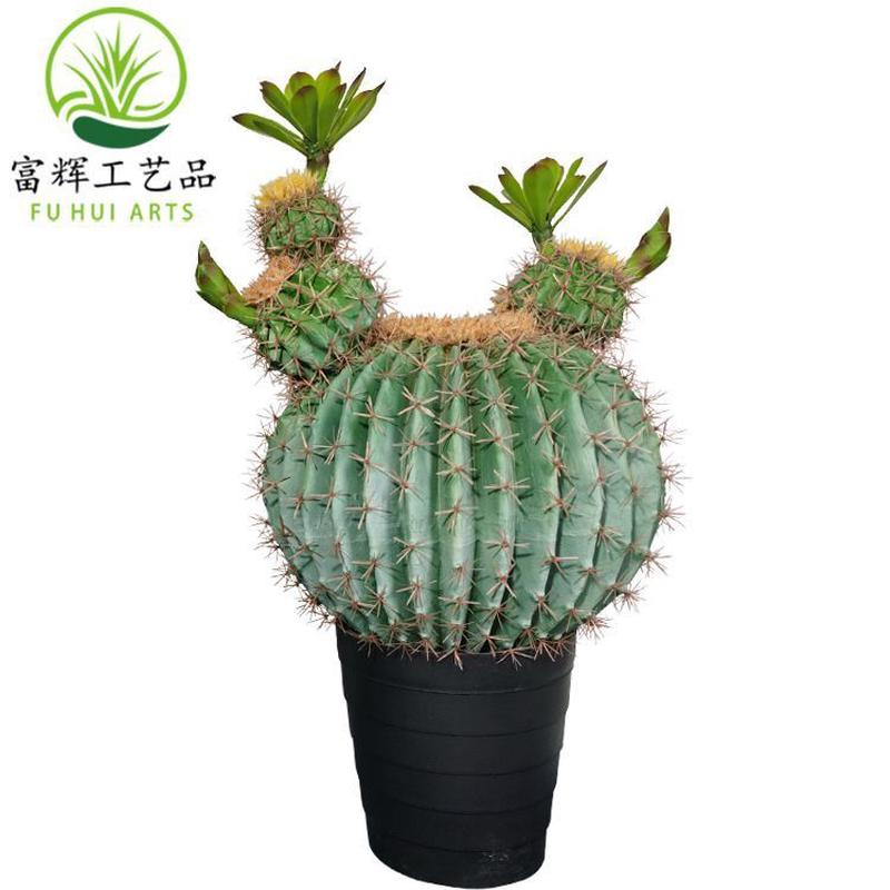 仿真仙人掌仙人棒柱仙人花盆栽假花套装组合家居装饰道具摆件批发