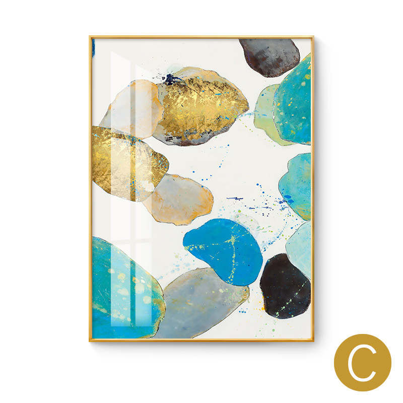 北欧风办公室时来运转墙画现代简约客厅沙发背景墙装饰画大气挂画