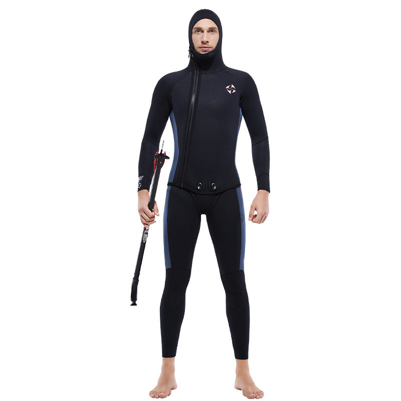 dive&sail潜水服5mm绒面内里潜水衣保暖加厚深浮潜游泳冲浪服套装