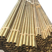 厂家切割高导热薄壁h62黄铜管多口径青螺锡纹铜管折弯加工