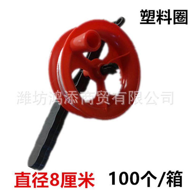带卡槽飘空娃娃波波球风筝线轮网红气球飞天带线放飞工具小红轮