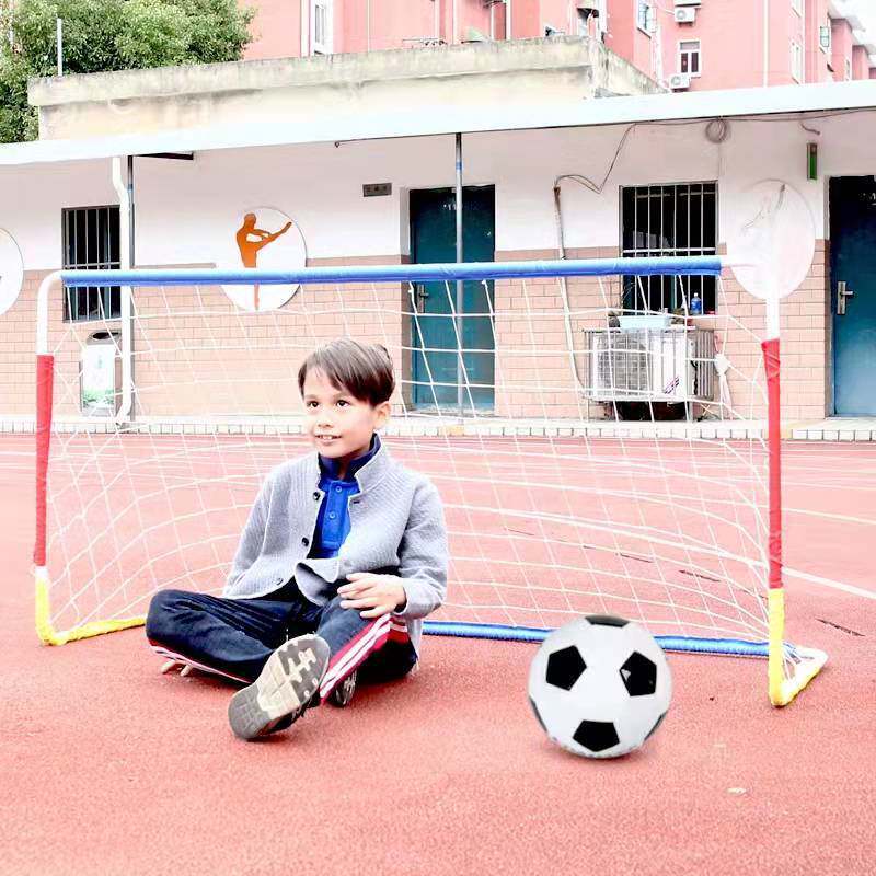 铁架简易儿童足球架折叠门框幼儿园小号足球球门网儿童室内家用