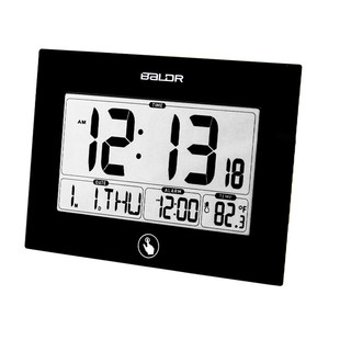 语音报时闹钟静音床头夜光电子钟大字钟表老人书房大屏钟