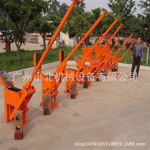 热销纯连锁人力连锁砖机非洲出口专属制砖机广州手动砖机红砖机