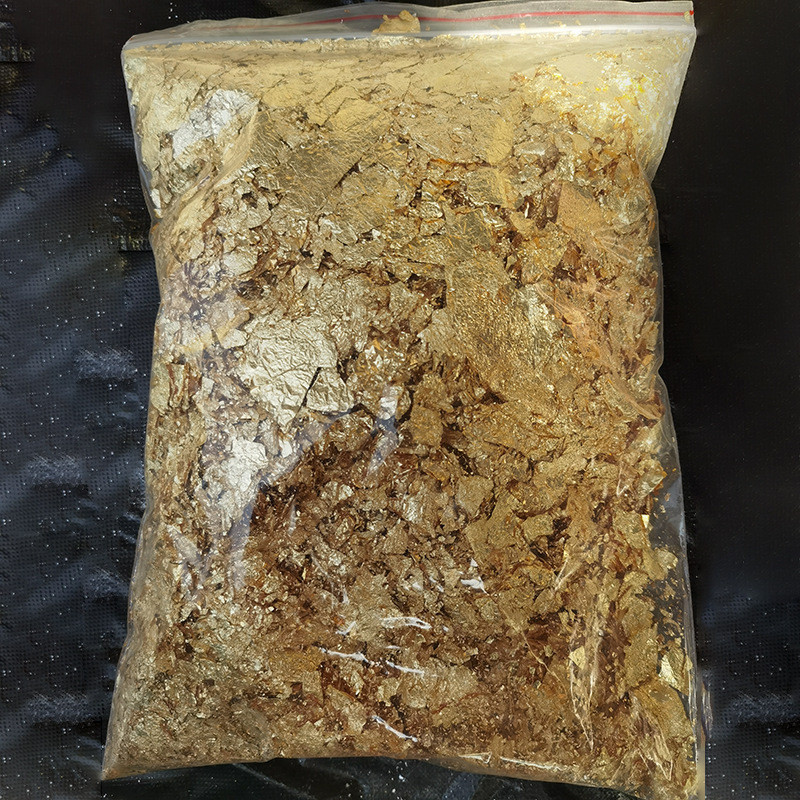 热销碎箔美甲碎金箔碎银箔玫瑰金 批发绘画装饰金银纸碎