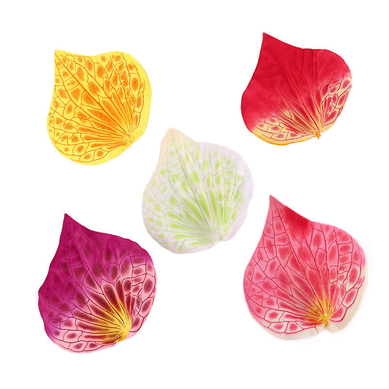厂家直销批发仿真绢布马蹄莲花瓣马蹄花朵人造花片莲花瓣花片花朵