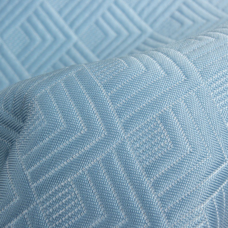 现货供应pe凉感丝小飞面料剑冰豆豆凉席沙发垫宠物垫凉垫布料