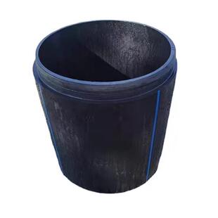 pe置换管厂家批发非开挖自锁式pe拖拉过道顶修复pe短管道管管直销