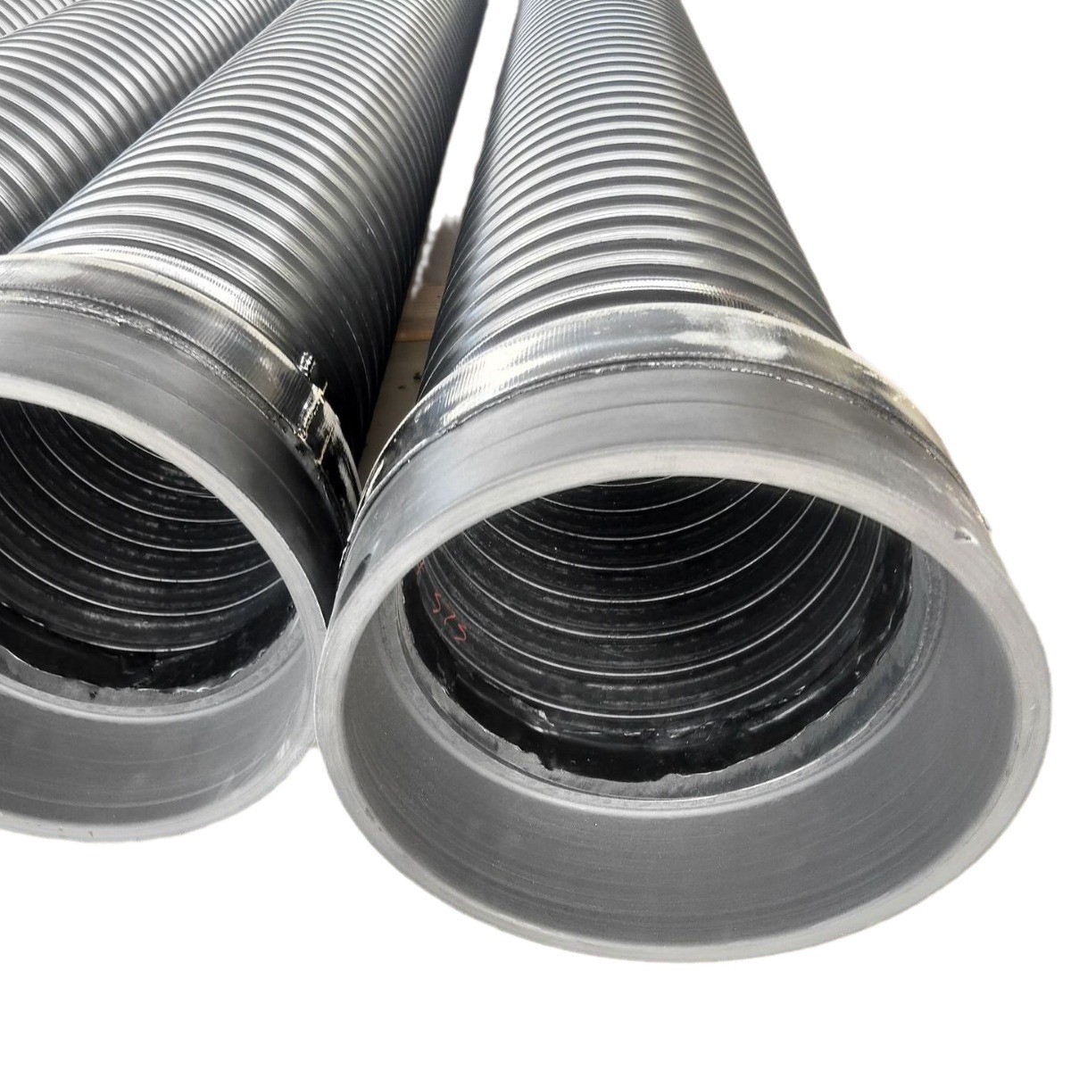 钢带增强pe螺旋规格黑色埋地排污管聚乙烯pe波纹管500波纹管齐全