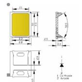 3v高压1w贴片2835led暖白2835暖白色发光二极管2835暖白光led灯珠