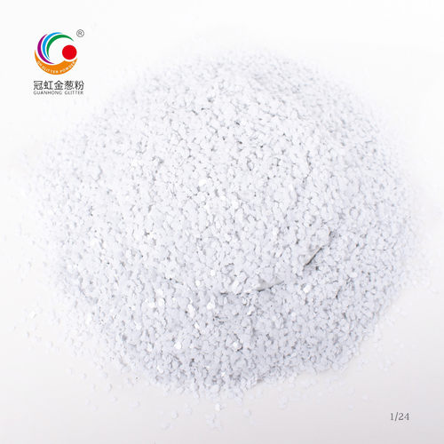 pet效果闪光装饰银色六角闪粉耐热稳定精细银粉银片
