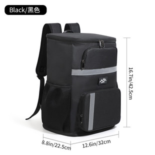 野餐包外贸热卖大容量简约风午餐包保温保鲜便携包双肩冰包