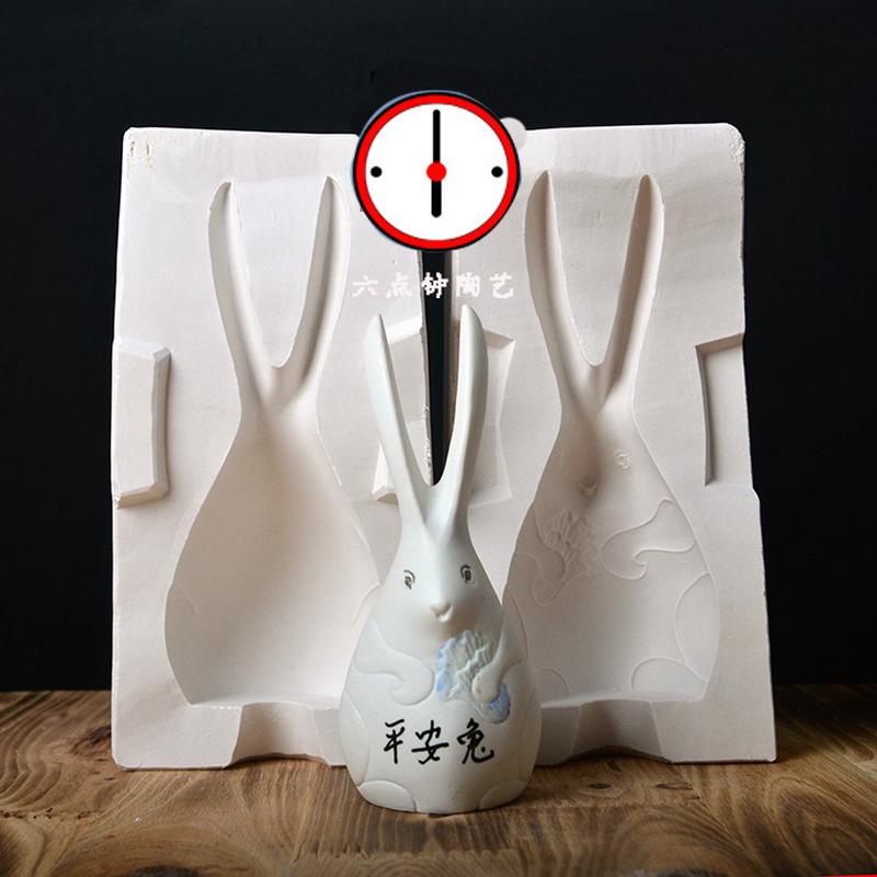 热销陶艺模具注浆模具注浆成型动物模具石膏模具羊猪狗马陶瓷摆件