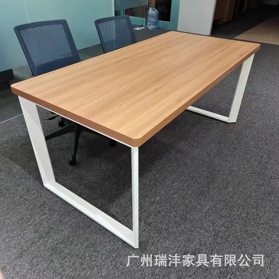 职员办公桌四六人位办公桌椅组合电脑桌员工洽谈桌会议桌办公家具