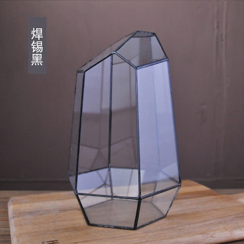 苔藓玻璃花房微景观生态瓶盆罩物创意礼品植物批发六面切割大