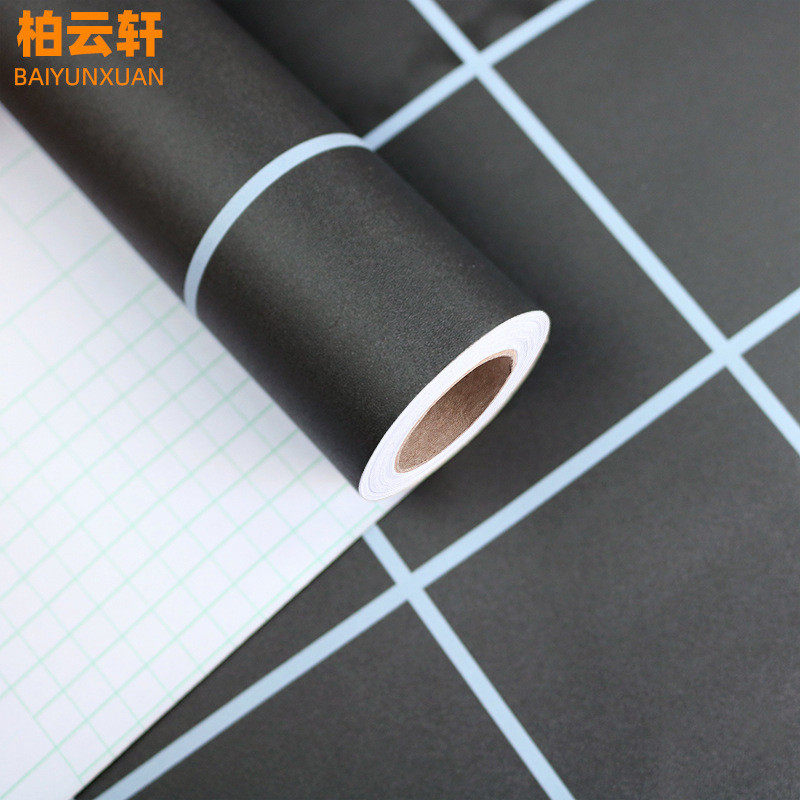 服装店格子自粘墙纸加厚简约pvc防水自贴壁纸客厅卧室深灰色装饰,3C数码配件,USB灯,淘宝优惠券,粉丝福利购,淘宝优惠卷