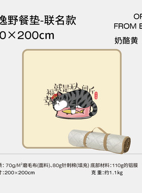 luingbox&吾皇郊游露营野餐垫防潮垫防水加厚沙滩户外草坪春游垫