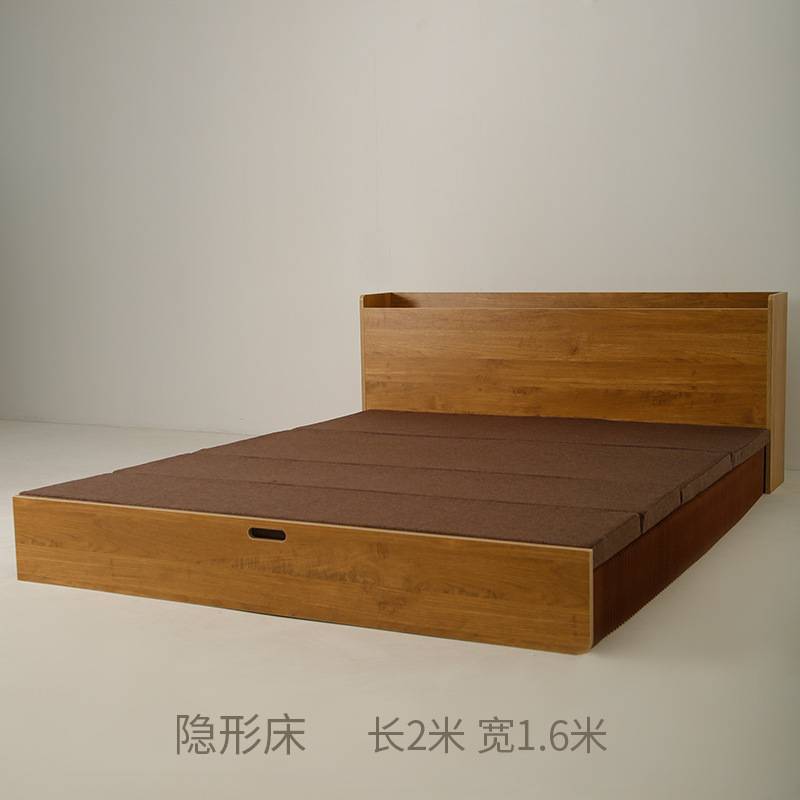 多功能折叠床午休单人伸缩舒适风琴纸床简约隐形家用办公室收纳床