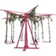 户外旋转飞椅摇摆多人吊椅景区无动力游乐设备网红旋转秋千吊椅篮