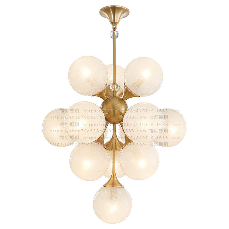 全铜后现代轻奢卧室楼梯灯书房餐厅港式北欧灯饰大气样板房间灯具