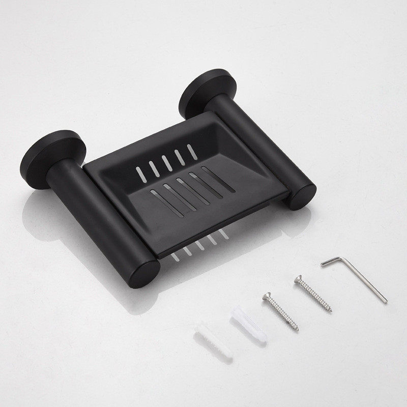 304不锈钢黑色免打孔肥皂盒沥水卫生间创意壁挂香皂架浴室置物架,家装主材,肥皂盒/皂碟,淘宝优惠券,粉丝福利购,淘宝优惠卷