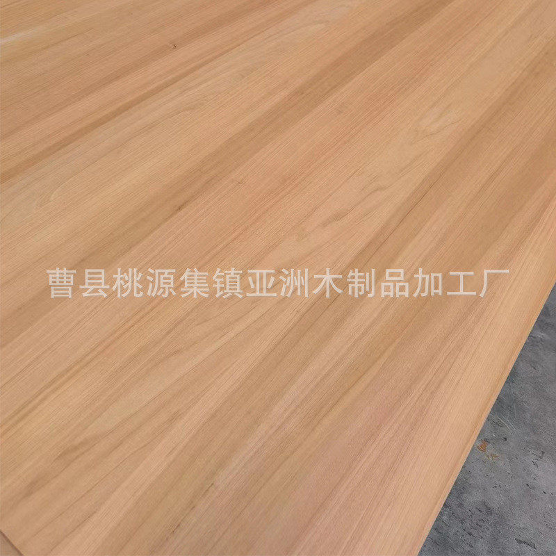 定制款杨木拼板1.2到2.0厚杨木实木建筑木板材 板烘干碳化杨木板