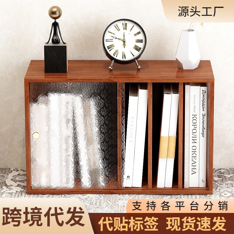 复古木质收纳盒茶叶抽屉桌面首饰盒饰品整理多层长方形十六格曹县