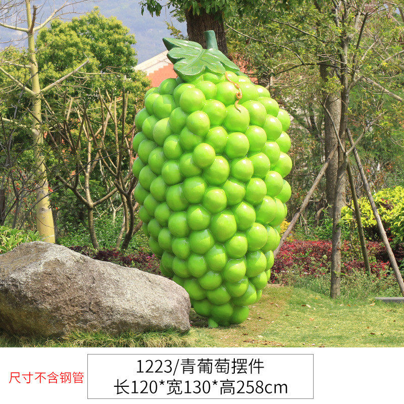 仿真蔬菜水果西瓜白菜玻璃钢雕塑户外园林景区花海采摘园装饰摆件,家居饰品,户外/庭院摆件,淘宝优惠券,粉丝福利购,淘宝优惠卷