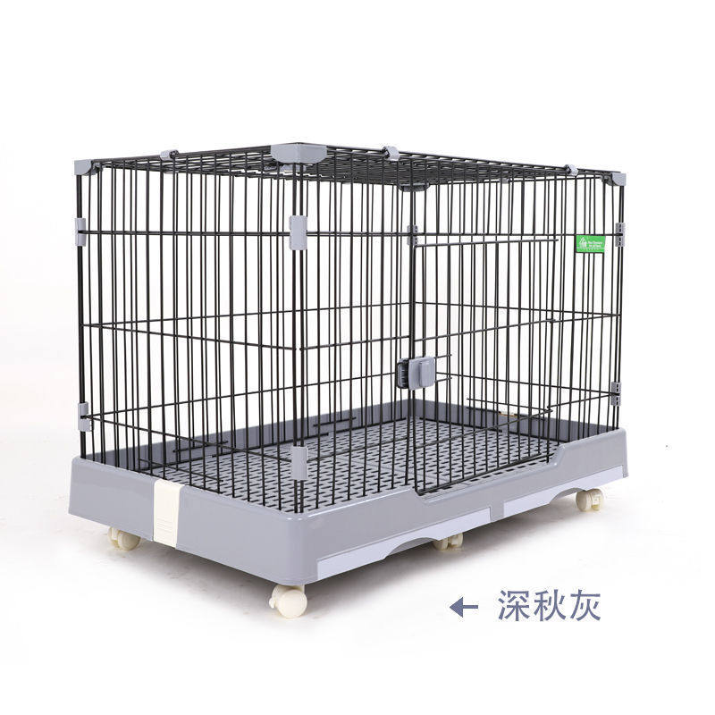 创天窗兔笼子自动清粪小型犬带托盘逸通用泰迪博美猫狗窝家用室内