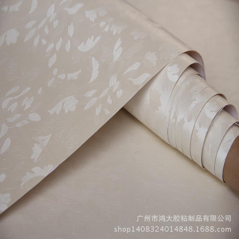 背景田园墙纸自粘壁纸卧室客厅加厚墙纸防水即时贴纸带胶自贴墙纸