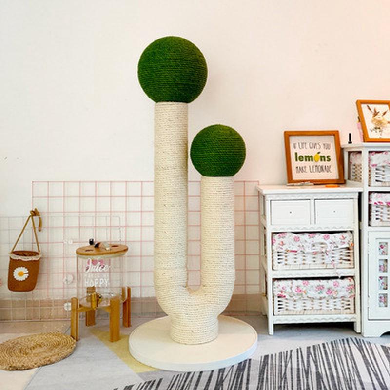 高阁君猫树网红仙人掌猫爬架柱猫跳台抓木猫窝一体大猫咪用品