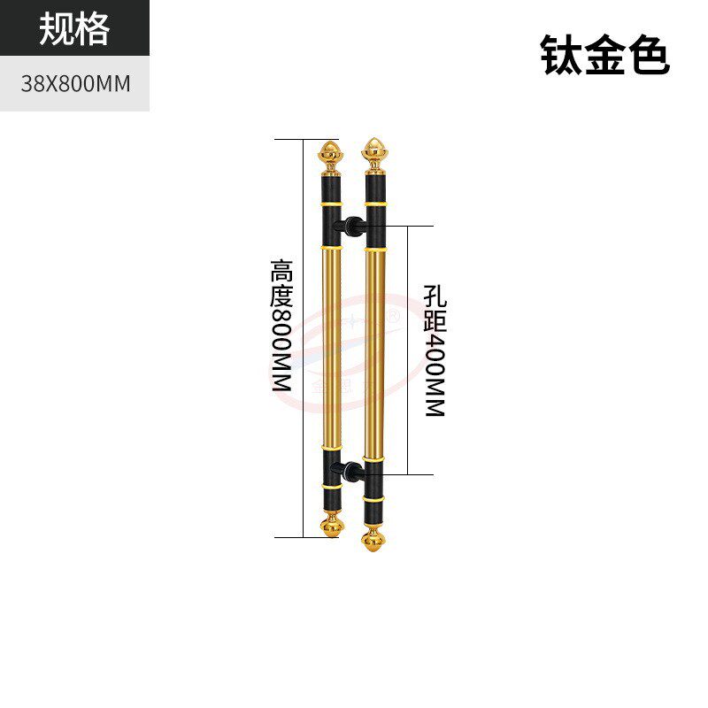 玻璃门拉手复古不锈钢门拉手木门拉手欧式特厚古铜拉手咖啡色拉手