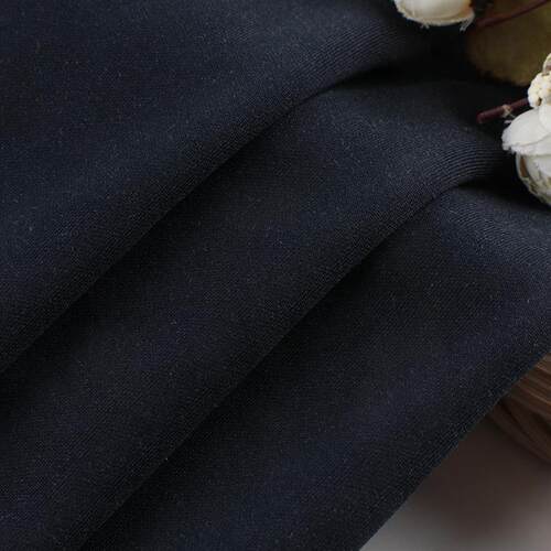 针织拼白固级校服面料涤盖棉4色健康布弹力活性染校园服布料