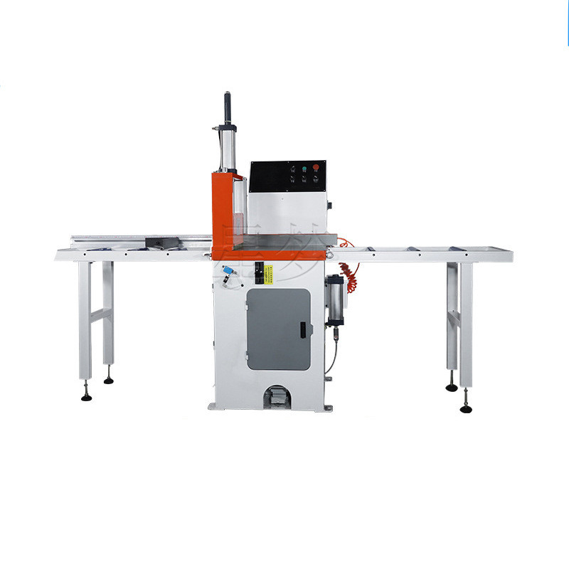 半自动多功能45度铝型材无电机外壳铝型材切割机毛刺切割机下料机