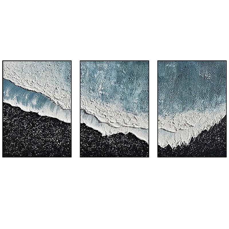 大芬油画村抽象手绘油画肌理落地客厅装饰画沙发背景墙画大幅画