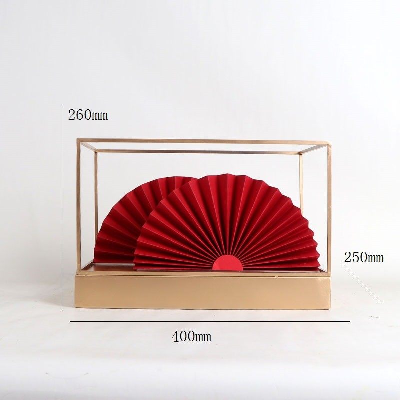 新中式摆件现代禅意软装饰品售楼处酒店样板房间客厅玄关摆设扇子