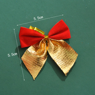 厂家现货圣诞节饰品迷你配件圣诞树挂件派对聚会氛围感装饰蝴蝶结