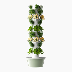垂直水培塔家庭智能蔬菜种植机无土栽培种菜机管道培立柱气雾